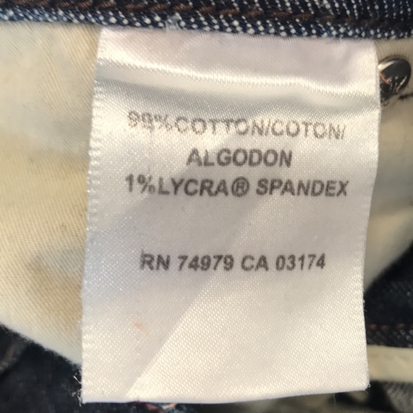 Parasuco denim cult low rise denim with pink stitching - Picture 14 of 16